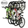 thumbnail image 1 of RaxGo 6 Adjustable Hooks Bicycle Storage Hooks, 1 of 6