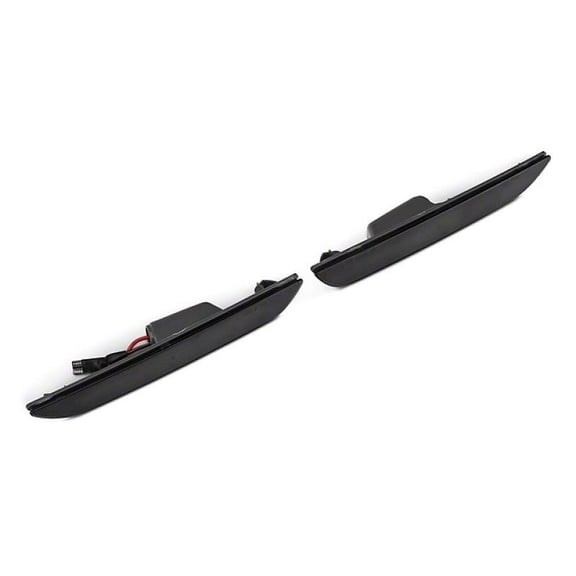 Raxiom 15-22 Ford Mustang Axial Series LED Side Marker Lights Rear (Smoked)