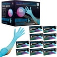 thumbnail image 1 of Raxwell Disposable Blue Nitrile Gloves 8.5-mil Heavy Duty Examination Food Handling Cleaning Gloves, XLarge, 500 Pack, 1 of 6