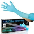 thumbnail image 1 of Raxwell RX40005 RX Pro Nitrile Disposable Gloves, Blue - 8.5 Mil - 12 in. Extended Cuff - 2XL - 50 Count per Box, 1 of 6