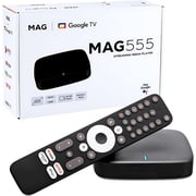 Raxxio MAG555 4K Google TV Streaming Box   16GB Storage, 2GB RAM, Voice Control Remote, Dolby Digital 8-Channel Sound