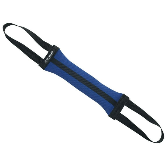 Ray Allen Firehose Dog Tug Toy, 11 1/2-Inch Long Stuffed Double Handle Tug
