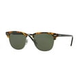 thumbnail image 1 of Ray-Ban 0RB3016 Clubmaster Unisex Sunglasses - Size - 51 (Green), 1 of 5