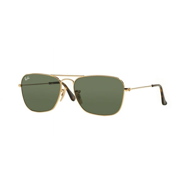 Ray-Ban 0RB3136 001 Arista Sunglasses - Size - 58 (Dark Green)