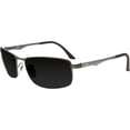 thumbnail image 1 of Ray-Ban 0RB3498 Rectangle Sunglasses - Size - 61 (Grey Gradient Brown Polar), 1 of 3