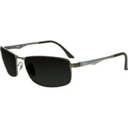 Ray-Ban 0RB3498 Rectangle Sunglasses - Size - 61 Grey Gradient Brown Polar