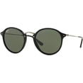 thumbnail image 1 of Ray-Ban ACETATE MAN SUNGLASS - BLACK Frame GREEN Lenses 49mm Non-Polarized, 1 of 3