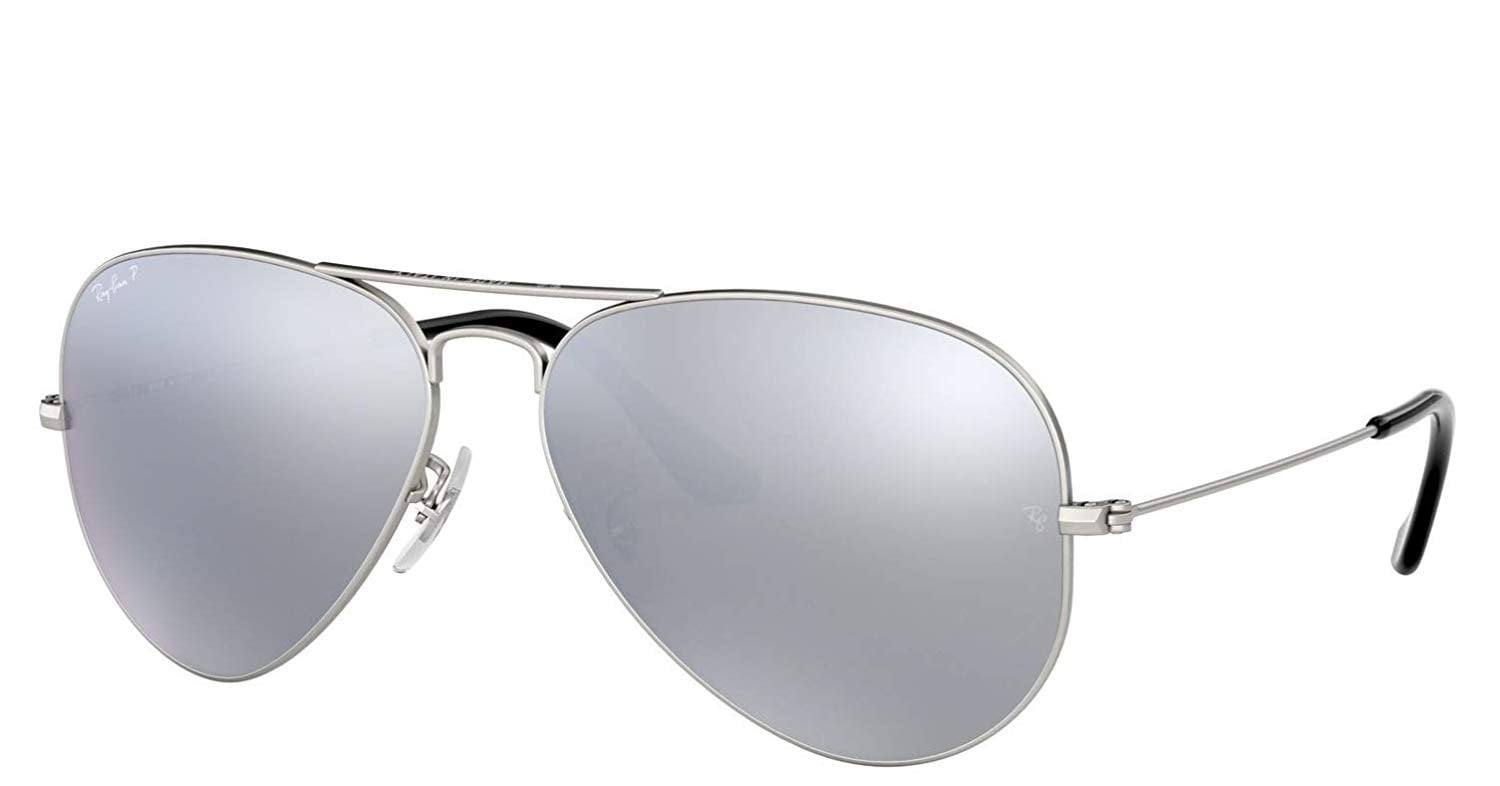 Ray-Ban AVIATOR MIRROR 58mm Silver w Polarized Grey Philippines Ubuy
