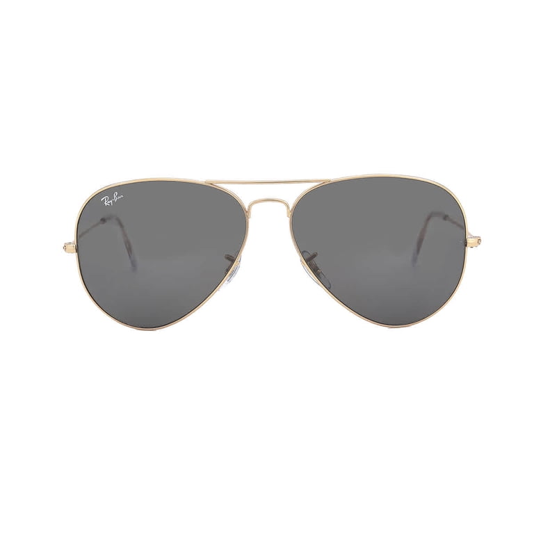 ray-ban aviators. one size. grey and gold. Ray-Ban RB3025 Aviator Havana Collection XL (58 - 14) with  main image 4