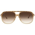 thumbnail image 1 of Ray Ban Bill Light Brown Gradient Square Unisex Sunglasses RB2198 129251 60, 1 of 2