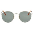 thumbnail image 1 of Ray Ban Blue Photocromic Round Sunglasses RB3447 9065I5 53, 1 of 5