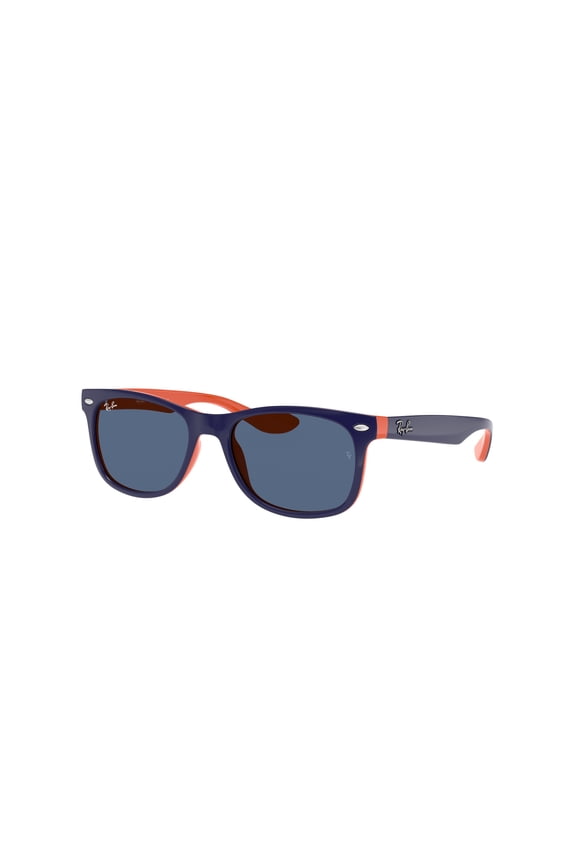 Boy's Mirrored Junior RJ9052S-178/80-48 Blue Wayfarer Sunglasses