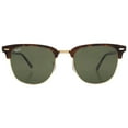 thumbnail image 1 of Ray Ban Clubmaster Classic Green Square Unisex Sunglasses RB3016 W0366 55, 1 of 1