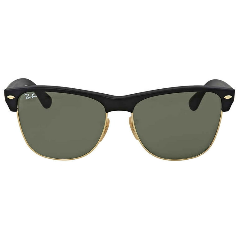 Ray Ban Clubmaster Oversized Green Classic G-15 Unisex Sunglasses