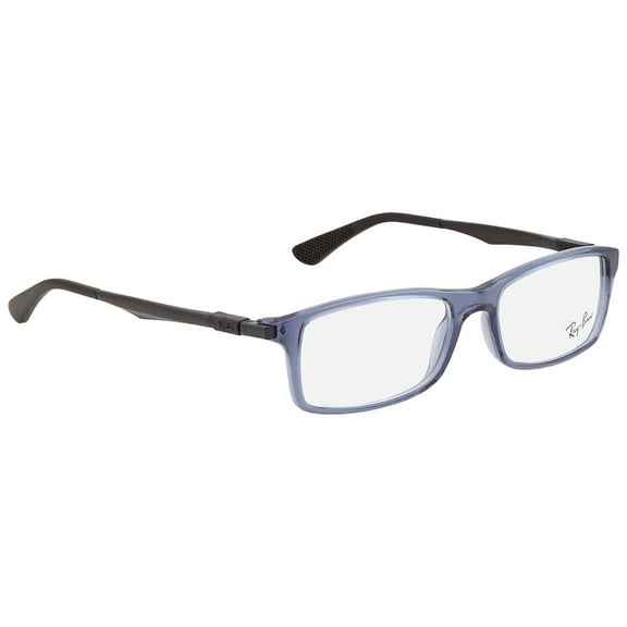 Ray Ban Demo Rectangular Unisex Eyeglasses RX7017 8122 54
