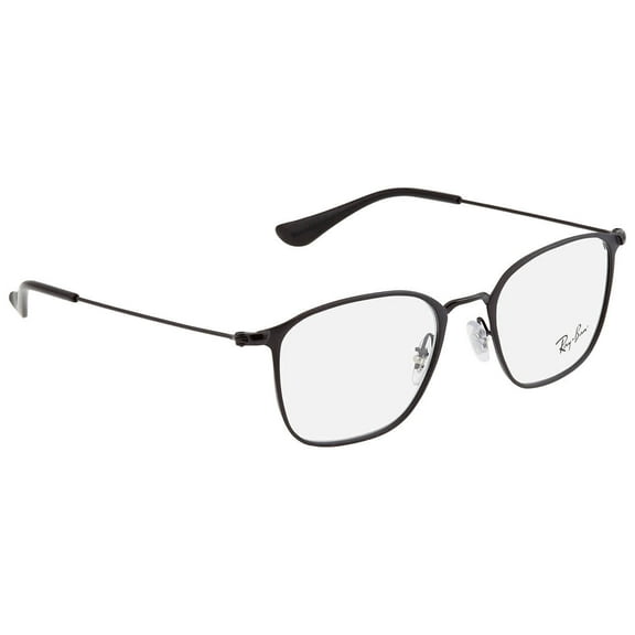 Ray Ban Demo Square Unisex Eyeglasses RX6466 2904 49