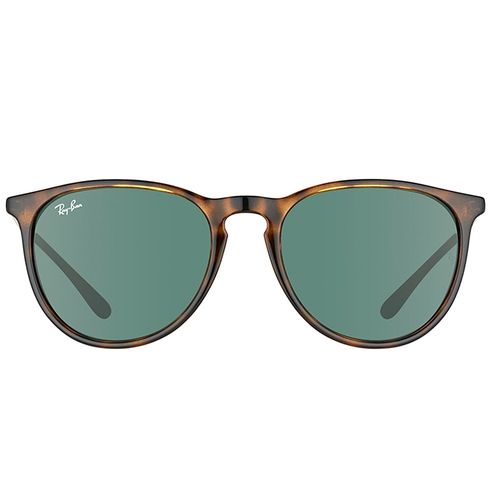 Ray-Ban Erika Pilot Sunglasses (710/71) Light Havana/Dark Green
