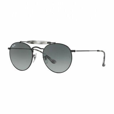 Ray-Ban Gradient Vintage RB3747-153/71-50 Black Round Sunglasses
