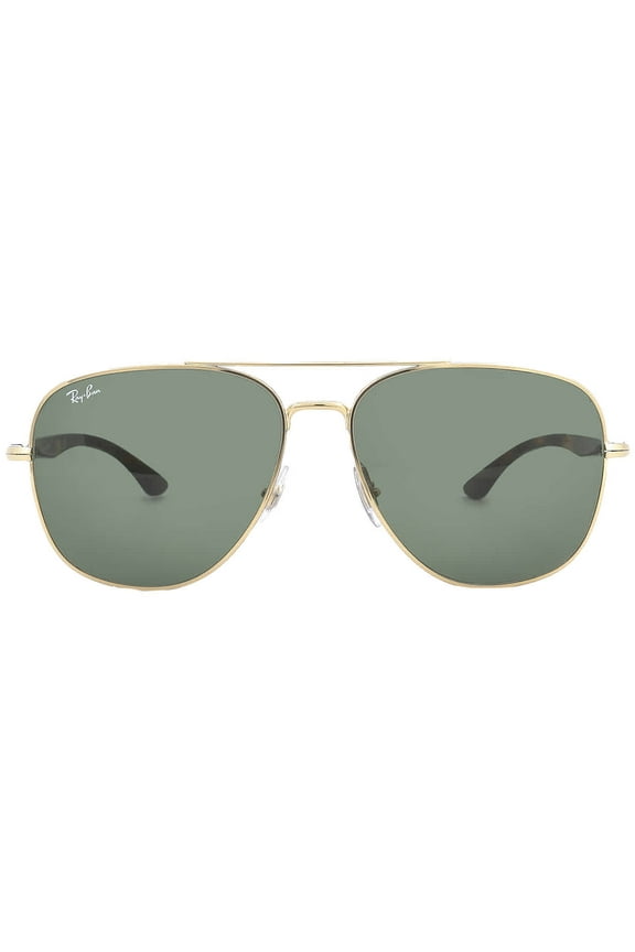 Ray Ban Green Square Unisex Sunglasses RB3683 001/31 59