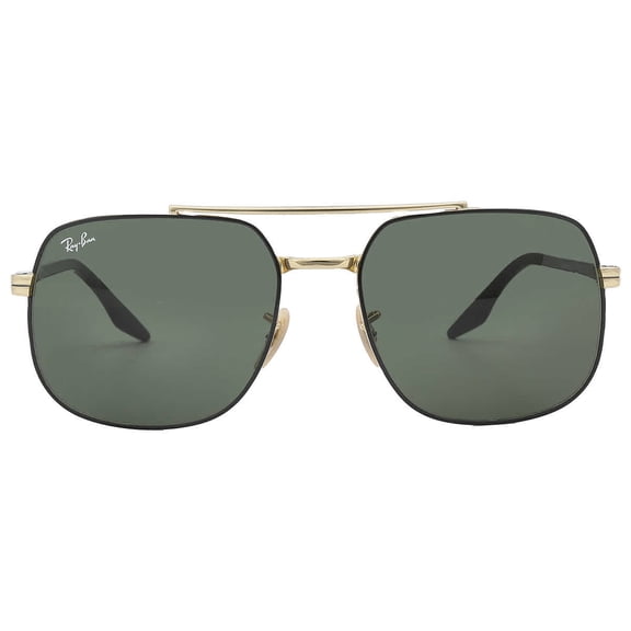 Ray Ban Green Square Unisex Sunglasses RB3699 900031 59