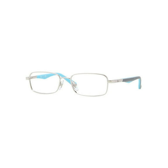 Ray-Ban Junior Kid's Rectangular Eyeglass Frames RB1035 45mm Silver/Powder Blue