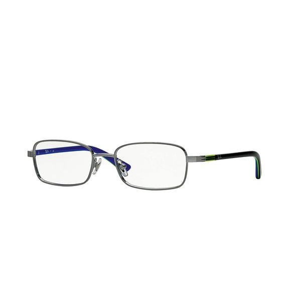 Ray-Ban Junior Kid's Rectangular Eyeglass Frames RB1037 45mm Gunmetal/Blue