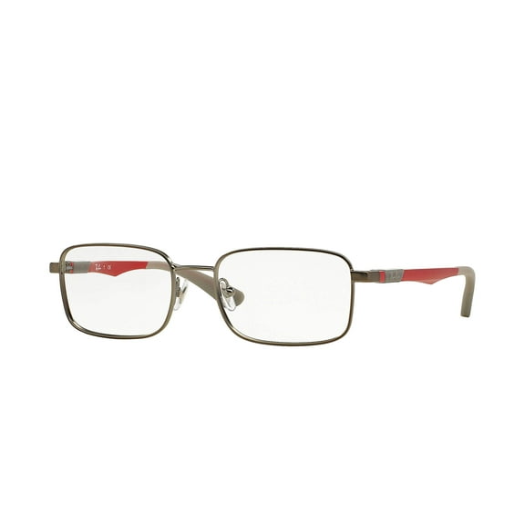 Ray-Ban Junior Kid's Rectangular Eyeglass Frames RB1043 48mm Gunmetal/Shiny Red