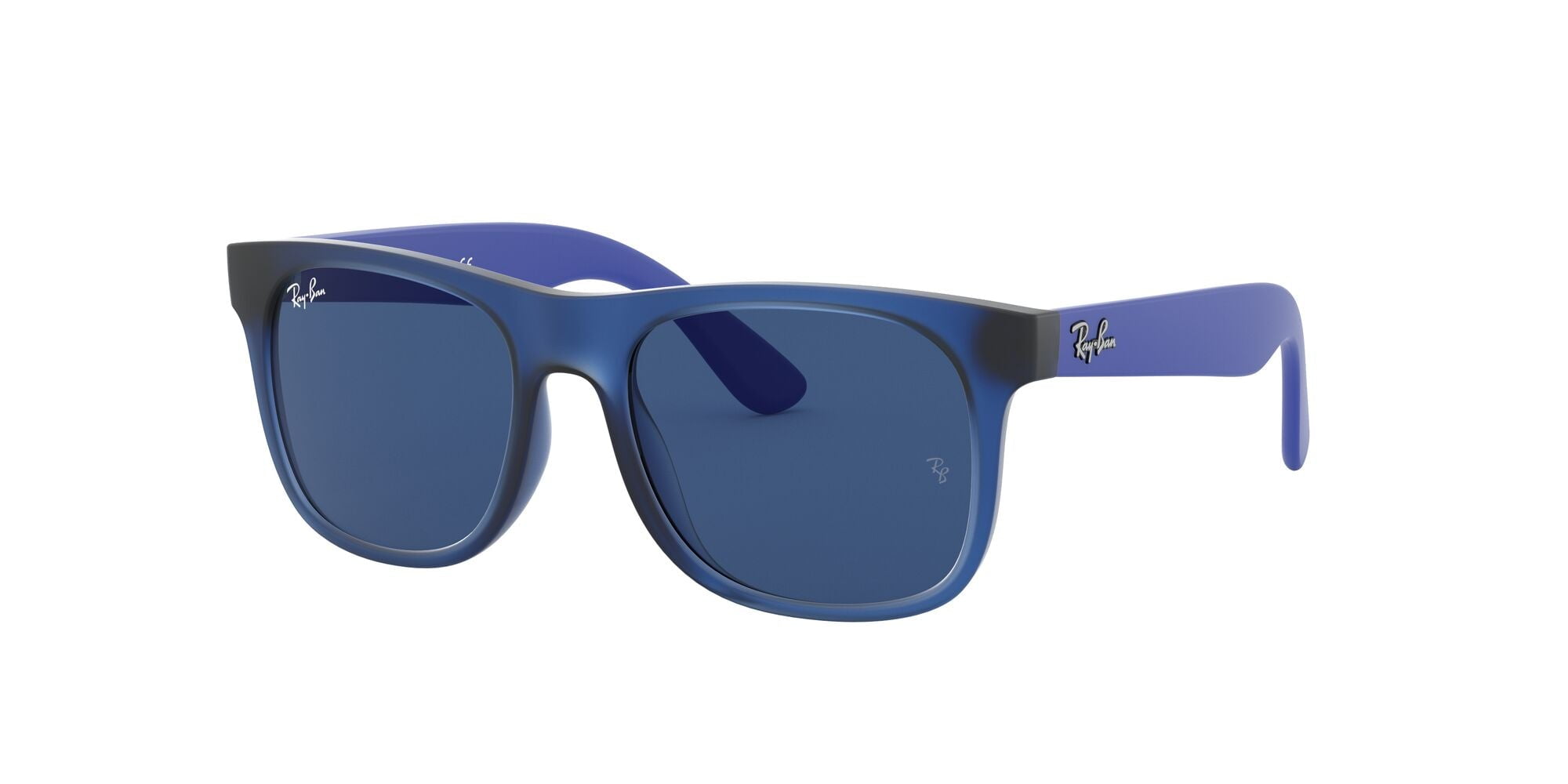RayBan Junior sunglasses RJ9069S (706080) rubber transparent blue with