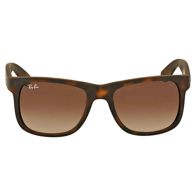 Ray Ban Justin Nylon Frame Brown Gradient Lens Unisex Sunglasses RB4165 Walmart