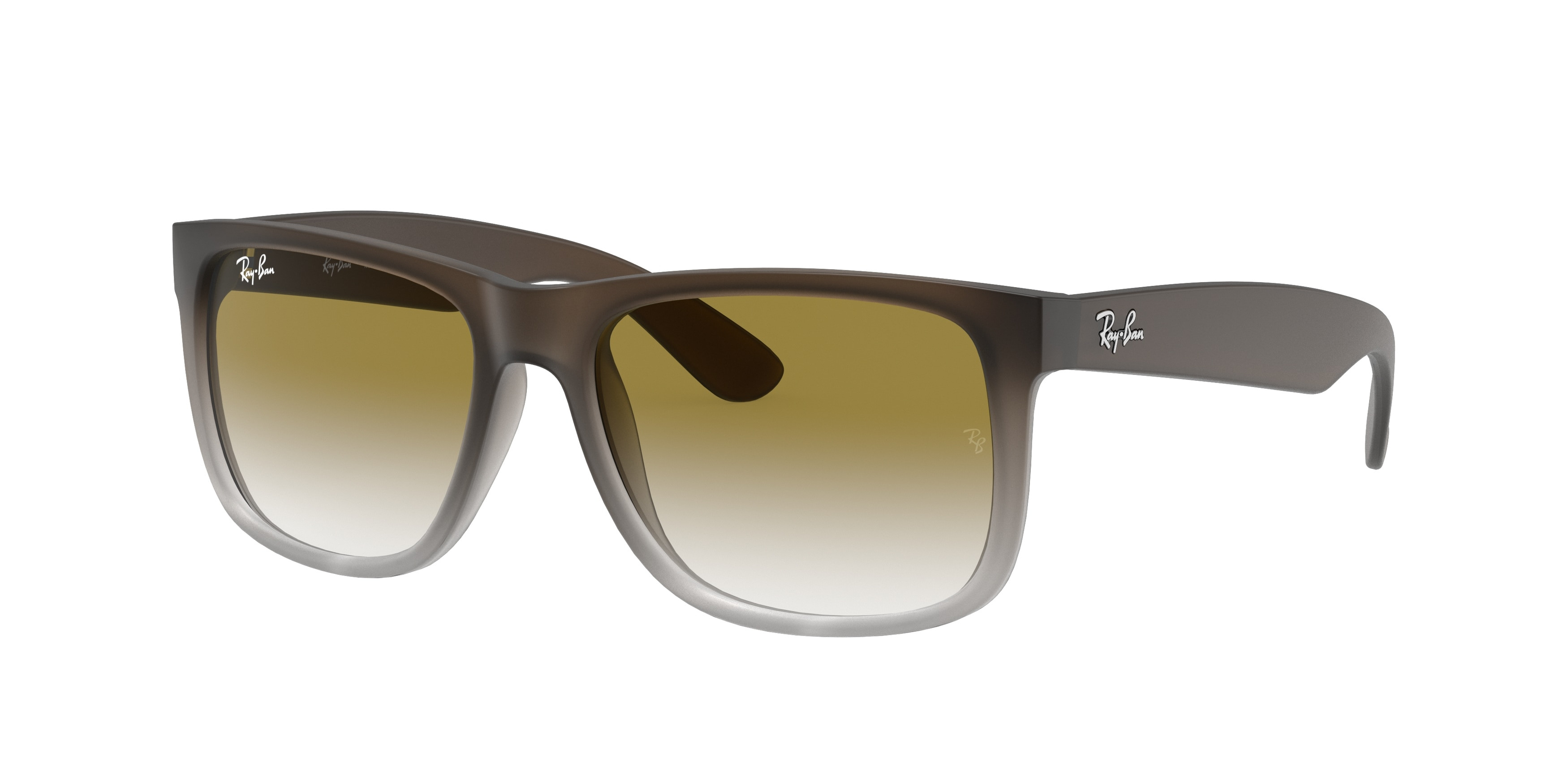 Ray-Ban Justin Nylon Frame Green Gradient Lens Unisex Sunglasses RB4165 - image 1 of 7