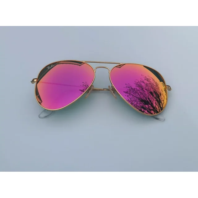 Ray&Ban MIRROR Sunglasses RB3025 112/4T ICONIC Hot Pink 58mm Most