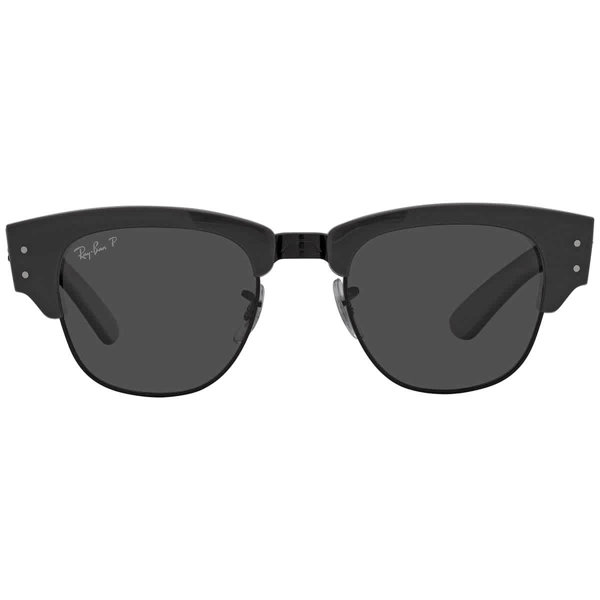 Ray Ban Mega Clubmaster Polarized Black Square Unisex 