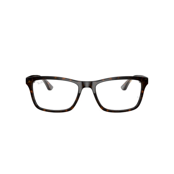 Ray-Ban RB5279 Optics Glasses, Prescription Eyeglasses with Case, Demo Lens/Dark Havana, Size 57