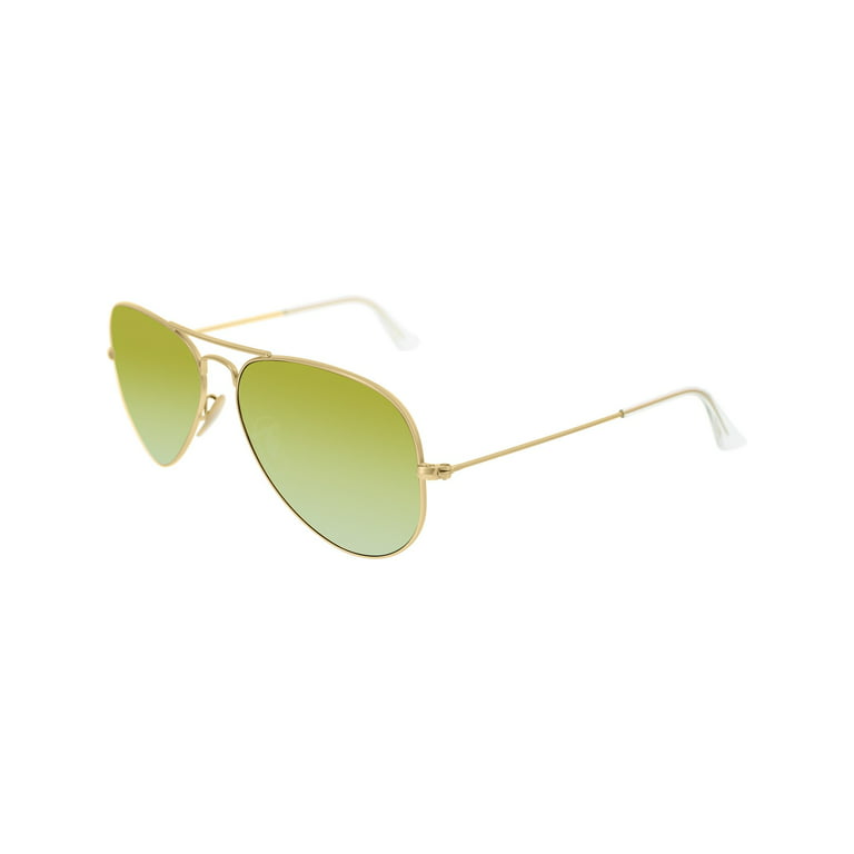 Ray-Ban Men's Aviator RB3025-112/93-58 Gold Sunglasses 