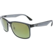 Ray-Ban Mens Chromance RB4264-8766O-58 Black Rectangle Sunglasses