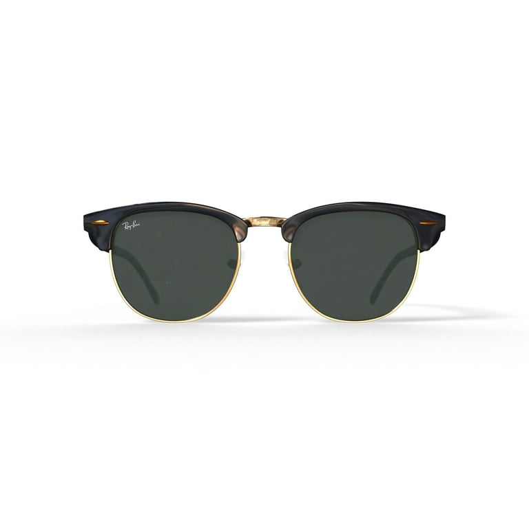 Ray-Ban Men's Clubmaster RB3016-W0365-51 Black Acetate