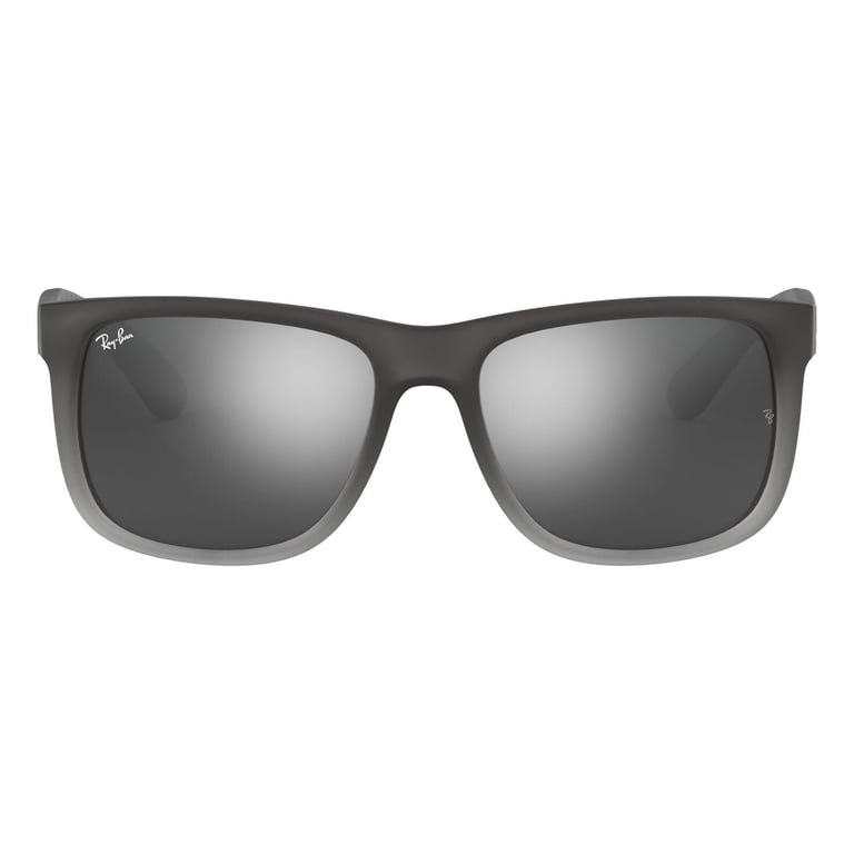 Ray-Ban Justin Sunglasses for Women and Men with Rubber Grey