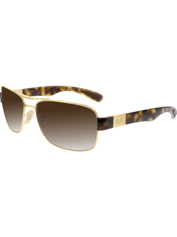 Men's Gradient RB3522-001/13-61 Gold Rectangle Sunglasses
