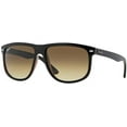 thumbnail image 1 of Ray-Ban Men's Gradient RB4147 RB4147-609585-60 Black Wayfarer Sunglasses, 1 of 5