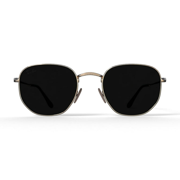 Ray-Ban Men's Classic Hexagonal Flat Lenses RB3548N-00151-21 Gold