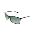 thumbnail image 1 of Ray-Ban Men's Liteforce RB4179-601/71-62 Black Rectangle Sunglasses, 1 of 3