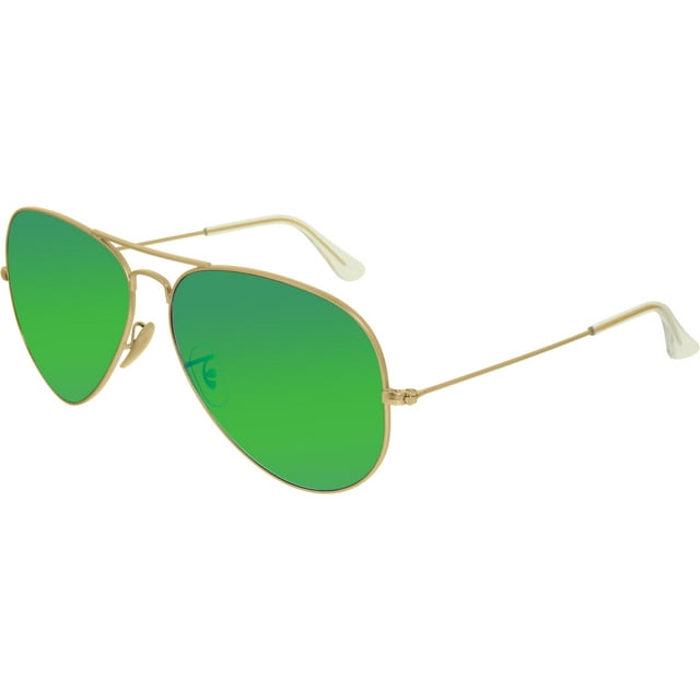 Ray-Ban Men's Mirrored Aviator RB3025-112/19-62 Gold Aviator Sunglasses