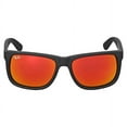 thumbnail image 1 of Ray-Ban Men's Mirrored RB4165-622/6Q-55 Black Wayfarer Sunglasses, 1 of 4