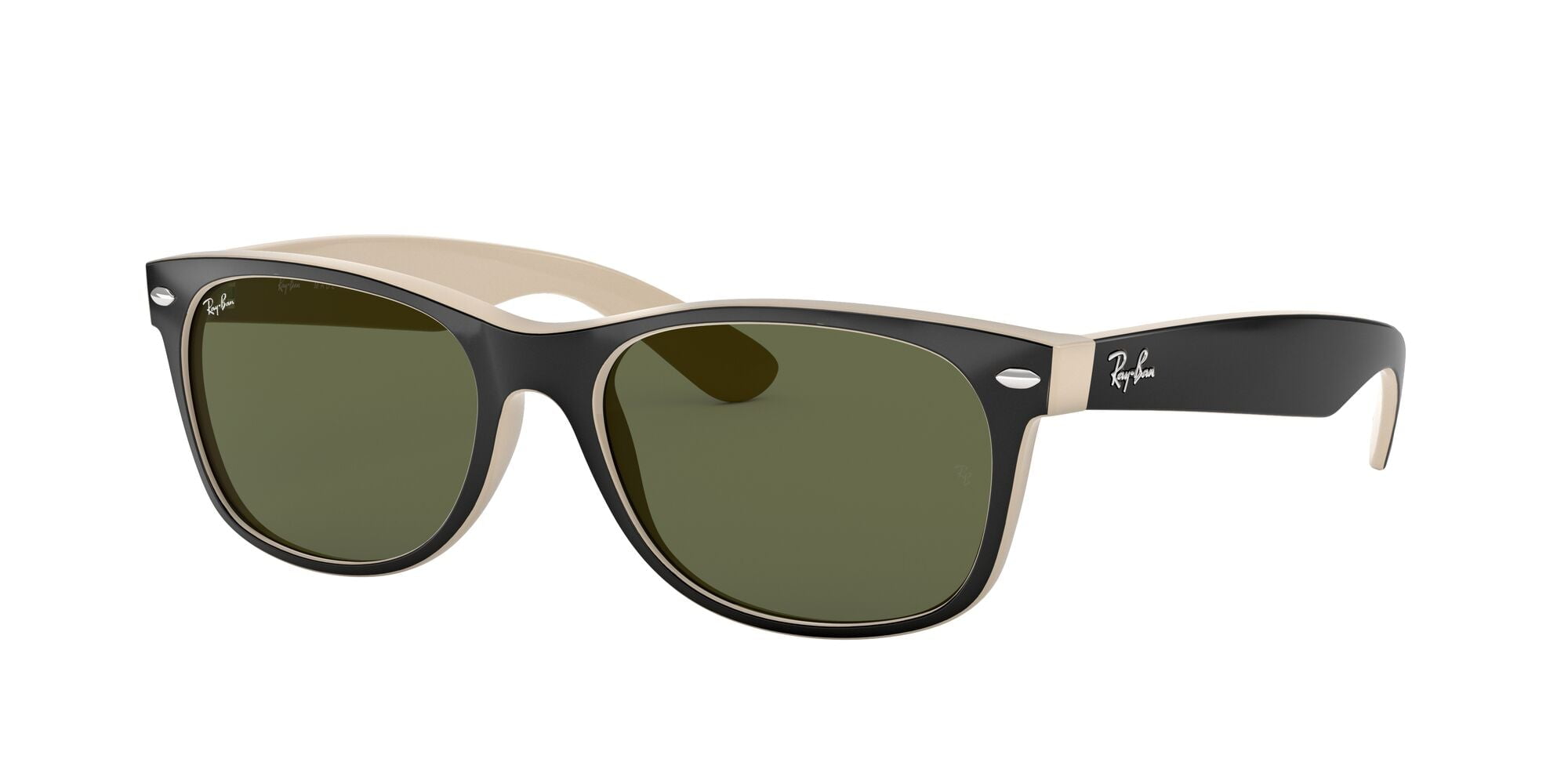 Ray-Ban Unisex RB2132 Wayfarer Sunglasses, Black Frame, Non Ray-Ban Unisex RB2132 Wayfarer Sunglasses, Black Frame, Non