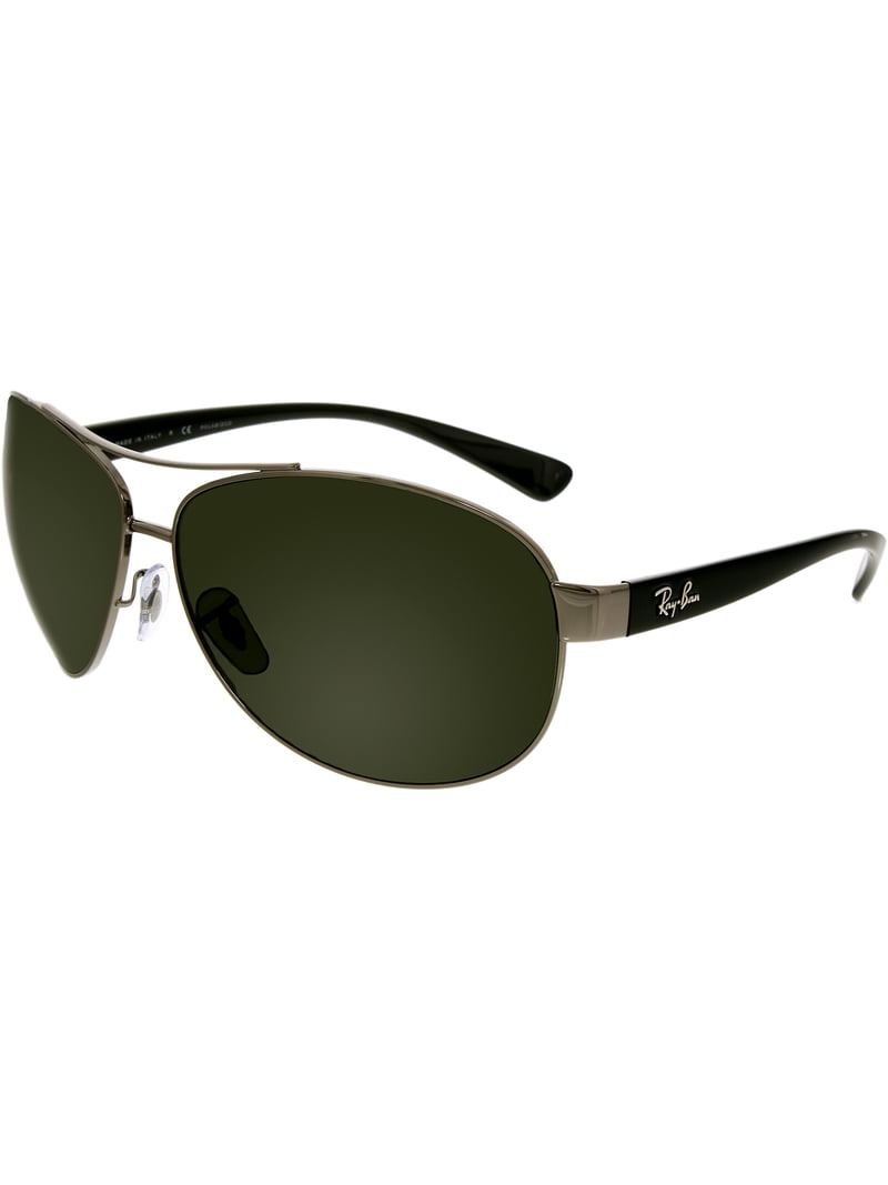 Ray-Ban (RB3386) Aviator Sunglasses in Gunmetal RB3386 Sunglasses in Gunmetal and Brown Gradient - RB3386  main image 4
