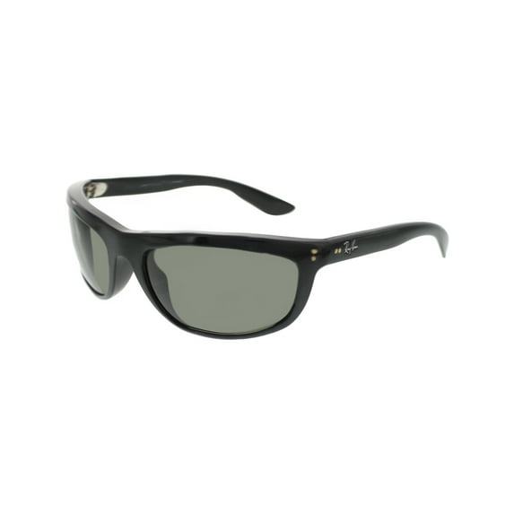 Ray-Ban Men's Polarized Balorama RB4089-601/58-62 Black Rectangle Sunglasses
