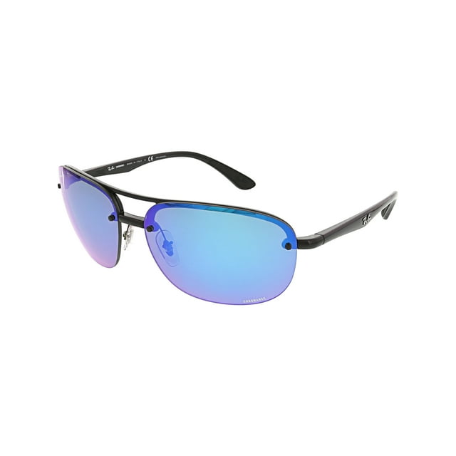 Ray-Ban Men's Polarized Chromance RB4275CH-601/A1-63 Black Rimless Sunglasses
