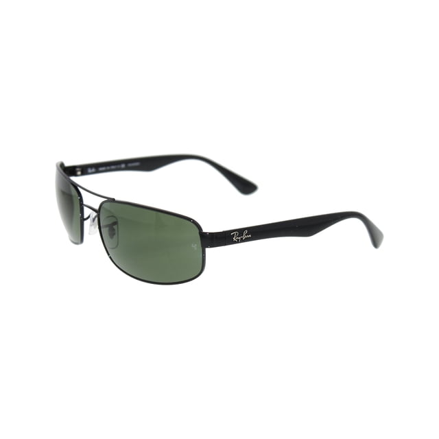 Ray-Ban Men's Polarized RB3445-002/58-61 Black Rectangle Sunglasses, G ...