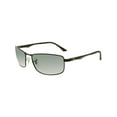 thumbnail image 1 of Ray-Ban Men's Polarized RB3498-006/81-61 Black Rectangle Sunglasses, 1 of 3