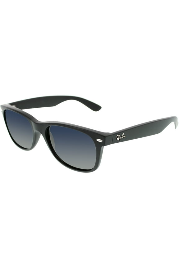 Men's Polarized Wayfarer RB2132-601S/78-55 Black Wayfarer Sunglasses